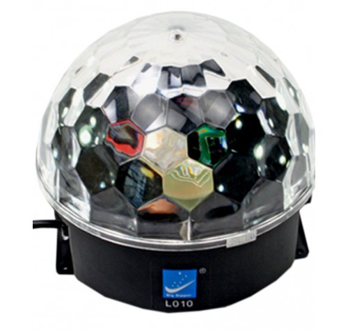 J M Disco DJ Lighting Crystal Magic Ball Light Laser Rotation Stage Lamp 05 - 20W